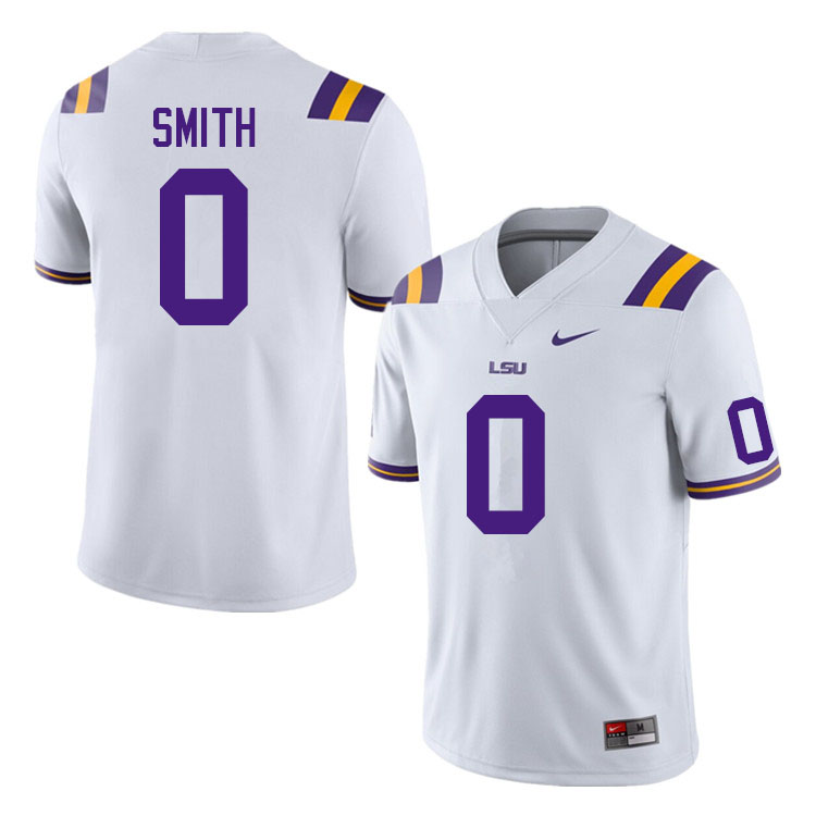 LSU Tigers Maason Smith #0 White Men's Stitched Authentic NCAA 2021 College Nike Football Jersey DYB3375NQ